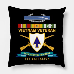 26th Infantry Regiment - DUI w Br - Ribbon - TOP - 1st Bn w CIB VN SVC  X 300 Pillow