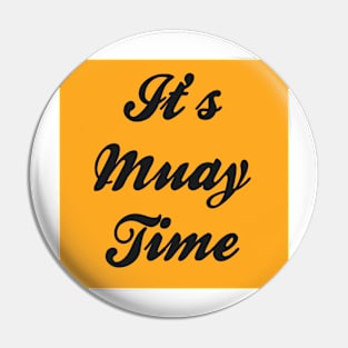 Muay Thai Orange Pin