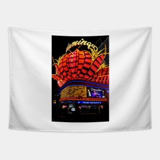 Flamingo Hotel Neon Signs Las Vegas America Tapestry