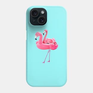 Flamingo on resort Phone Case