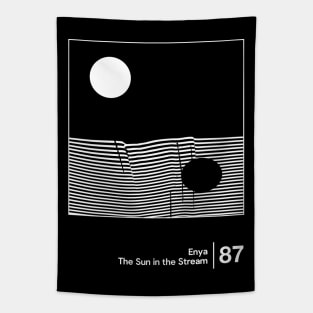 The Sun in the Stream - Original Minimalist Style Artwork Tapestry