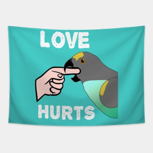 Love Hurts Meyers Parrot Tapestry