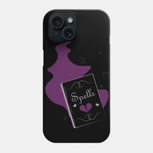 Gothic book of Spells Phone Case