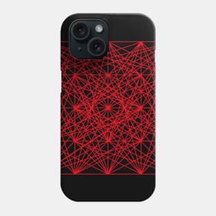 Red Tesseract Phone Case