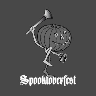 Spooktoberfest B&W Version T-Shirt