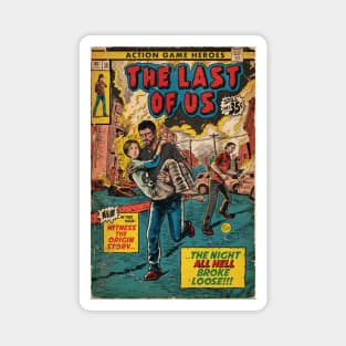 The Last of Us - Intro comic cover fan art Magnet