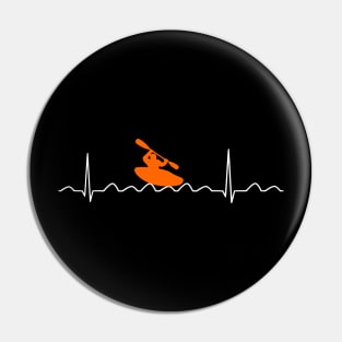 Heartbeat Canoeing Pin