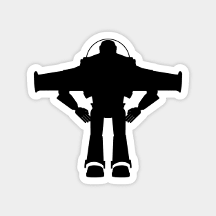 Space Ranger Silhouette II Magnet