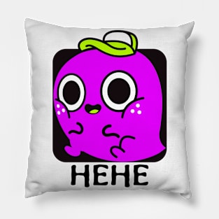 Cute Animation Happy Smile HeHe Pillow