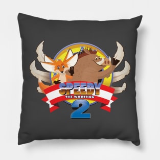 Speedy the Warthog 2 Pillow