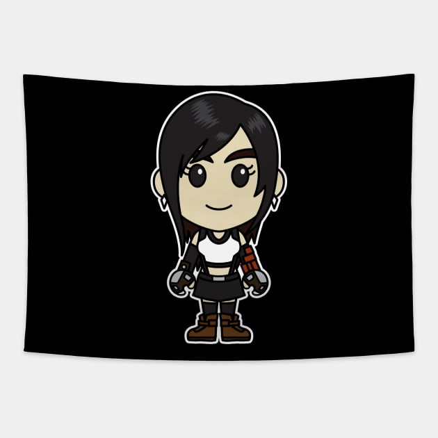 Chibi Tifa Lockheart Tapestry by Chibi Pops