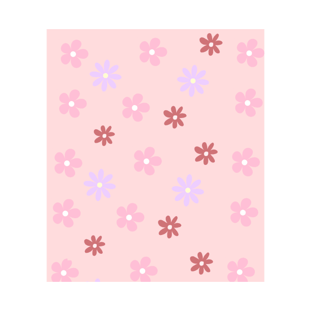 Pretty Pink Flower Print - Femme Pastel Collective by madiwestdal