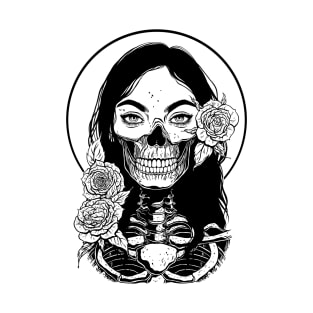 Dead Girl. Death T-Shirt