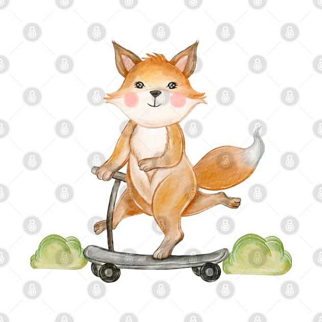 Fox Triple Legs Scooter by Mako Design 