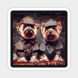 Yorkshire Terrier Detectives Magnet