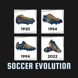 SCBL006 - Soccer Cleats Evolution T-Shirt