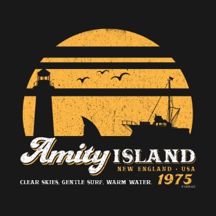 Amity Island Worn (Universal © UCS LLC) T-Shirt