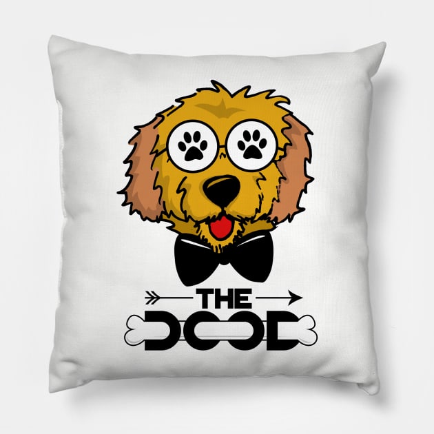 'Goldendoodle The Dood' Wonderful Pet Dog Gift Pillow by ourwackyhome