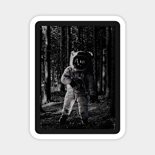 Astronaut in forest Magnet