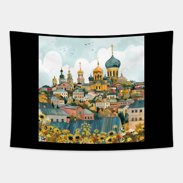 Ukraine Tapestry by ComicsFactory