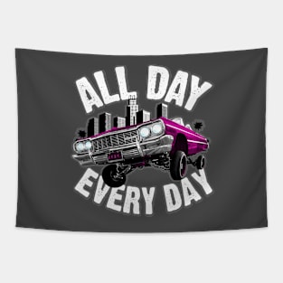 Auto Series All Day Every Day Lowrider Tapestry