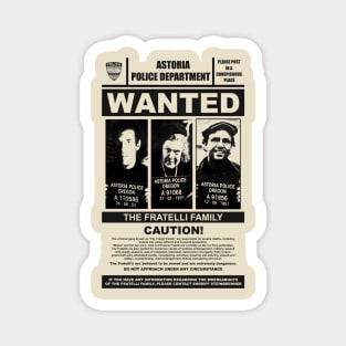 The Fratelli Family Wanted Poster - The Goonies Magnet