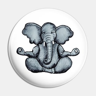 Yoga Pose Elephant Pin