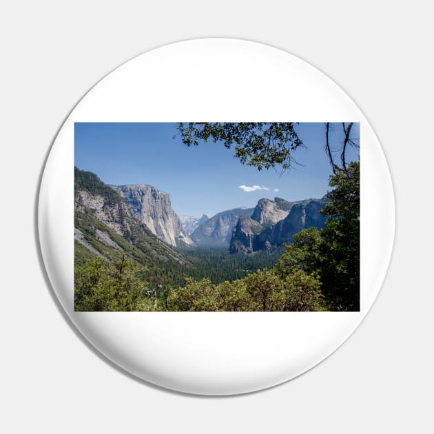 Yosemite Valley Summer Day Pin by pmcmanndesign