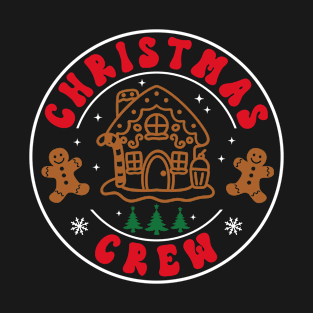 Christmas Crew, Logo, Stamp, Gingerbread Man, Cool Xmas Gifts, Funny T-Shirt