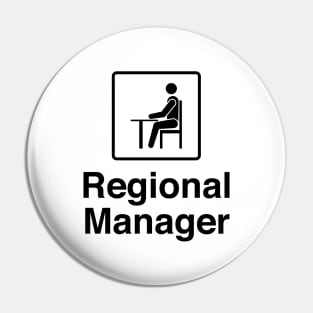 The Office - Regional Manager Black Set Pin