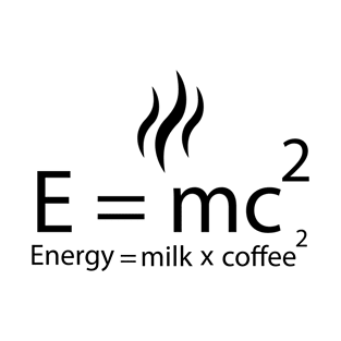 Physics humor E=MC2 Energy Milk Coffee T-Shirt