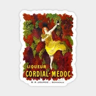 Liquer Cordial-Médoc, G. A. Jourde - Bordeaux (1907) Magnet