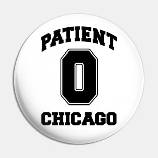 Patient Zero Zombie Chicago - Black Pin