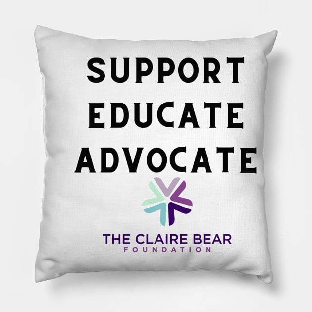 Support, Educate, Advocate Pillow by SafeInfantSleep