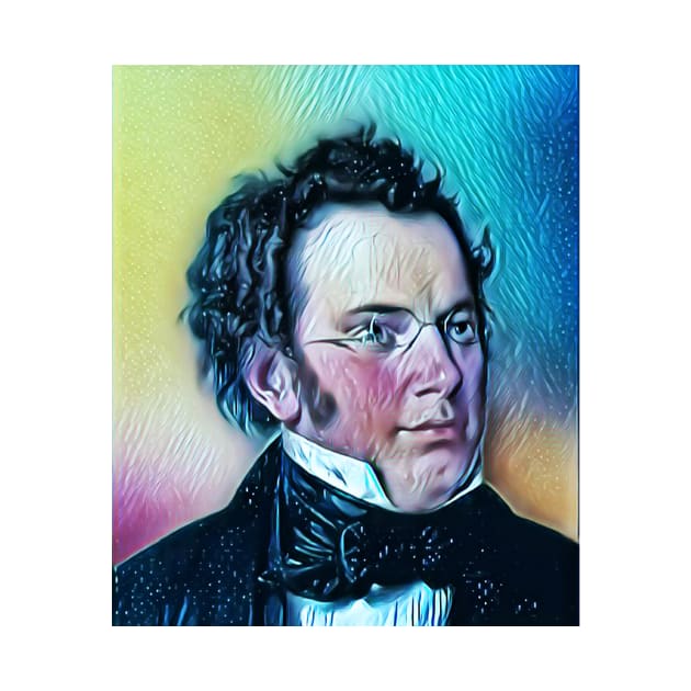 Franz Schubert Portrait | Franz Schubert Artwork 5 by JustLit