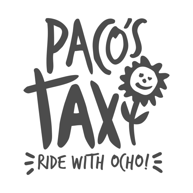 Paco's Taxi (Black) by jepegdesign