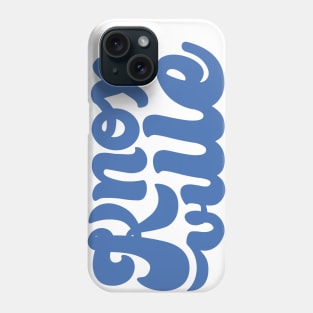 Knoxville Script - Blue Phone Case