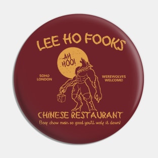 Lee Ho Fooks Chinese Restaurant Pin