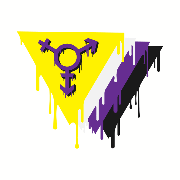 Nonbinary Pride by Blame_the_Artist