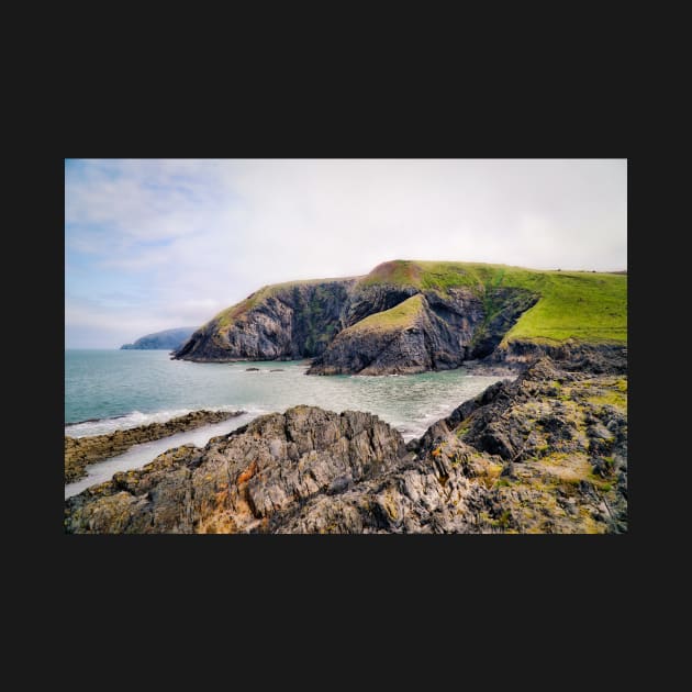 Coastal Scenery - Rocks & Ocean - Ceibwr Bay, Pembrokeshire by Harmony-Mind