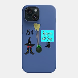 Halloween Brooms For Sale Phone Case