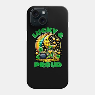 St. Patrick's Day Shenanigans Clovers Rainbow Leprechaun Fun Prone to Shenanigans Phone Case