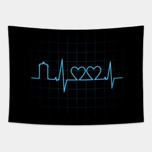 Two Heartbeats Tapestry