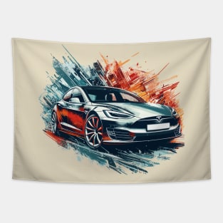 Tesla Model S Tapestry