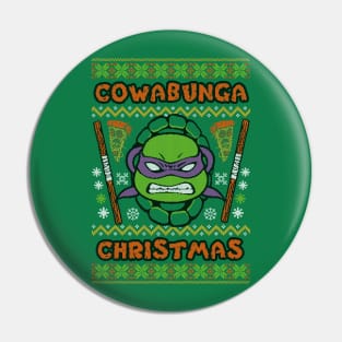 A Very Donatello Christmas Pin