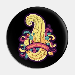 Plastic Macaroni Boho Trippy Hippy Pin