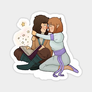 magic couple Magnet