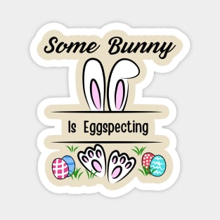 Some Bunny Is Eggspecting Magnet