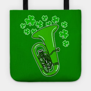 St Patrick's Day 2022 Tuba Tubaist Irish Musician Tote