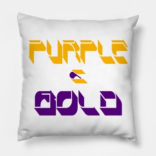 purple & gold Pillow